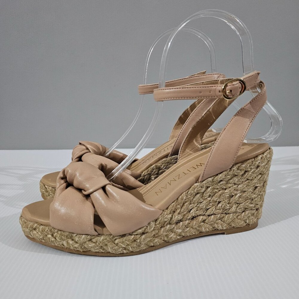 Stuart Weitzman Sofia Espadrille Wedge Sandal Ado… - image 1